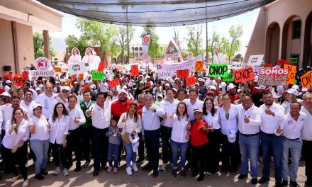 Refrendan Riquelme y María Barbara compromiso con los trabajadores de Coahuila