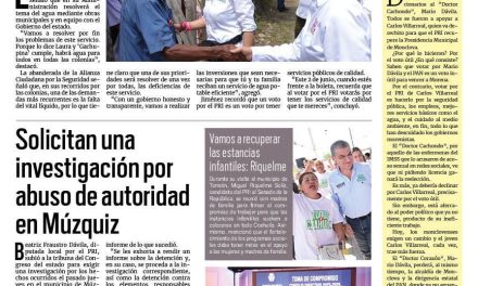 Portada RCG Carbonífera [22 de mayo de 2024] Vamos a resolver la problemática del agua en Múzquiz; sigue abierta convocatoria para ser policía municipal y más…