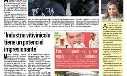 Portada RCG Centro [19 de mayo de 2024] Policía Estatal, Ejército y Guardia Nacional ponen orden en Múzquiz; Desmiente AHMSA supuestas reuniones no autorizadas y más…