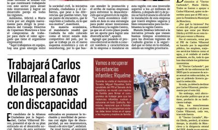 Portada RCG Centro [22 de mayo de 2024] Preside Manolo Jiménez Toma de Compromisos de Coparmex Monclova; asesinan a trabajador del Ayuntamiento de Monclova y más…