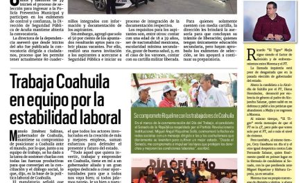 Portada RCG Fronteriza [02 de mayo de 2024] Convocan a acuñenses a sumarse a la Policía Municipal; reconocerán la labor de los docentes de Acuña y más…