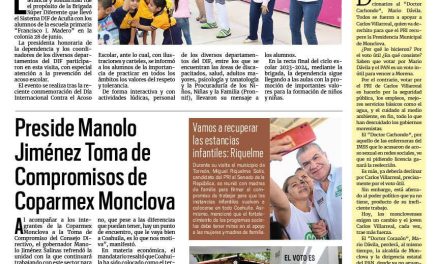Portada RCG Fronteriza [22 de mayo de 2024] DIF Acuña promueve la lucha contra el acoso escolar; alertan por estafas a usuarios del Registro Público de la Propiedad  y más…