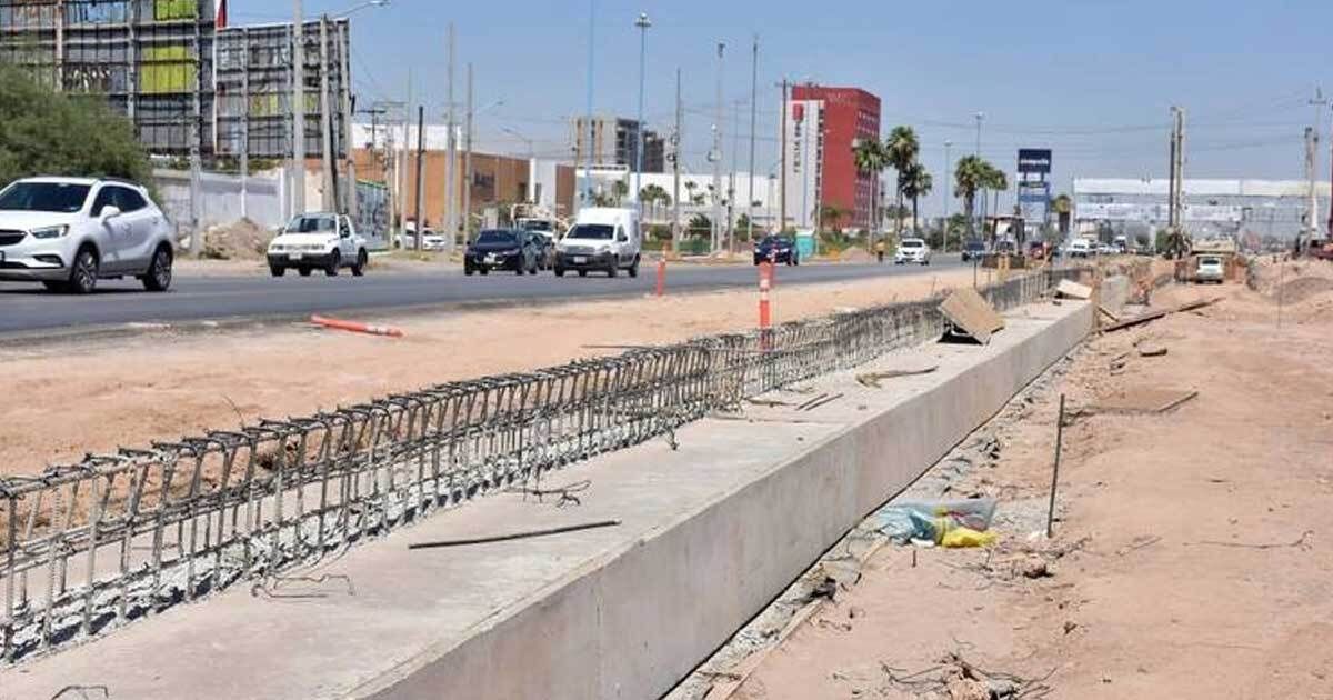 Avanza construcción de Giro Independencia en Torreón