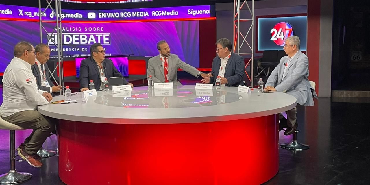 Realiza RCG Media mesa de análisis del tercer debate