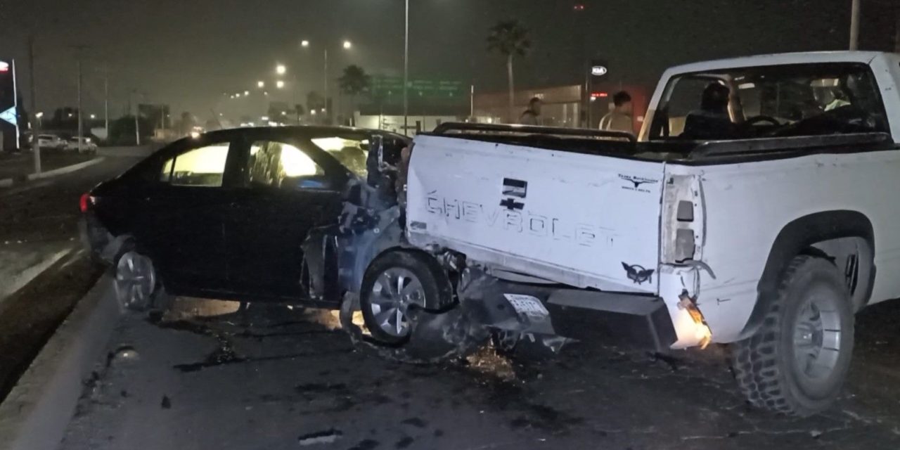 Acaba un ebrio en el hospital tras sufrir accidente en Saltillo