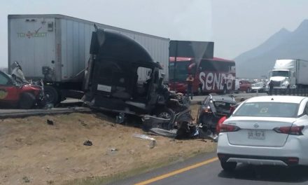 Fatal accidente en la carretera Saltillo-Monterrey