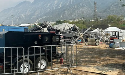 Continúa en resguardo escenario que colapsó durante evento de Máynez