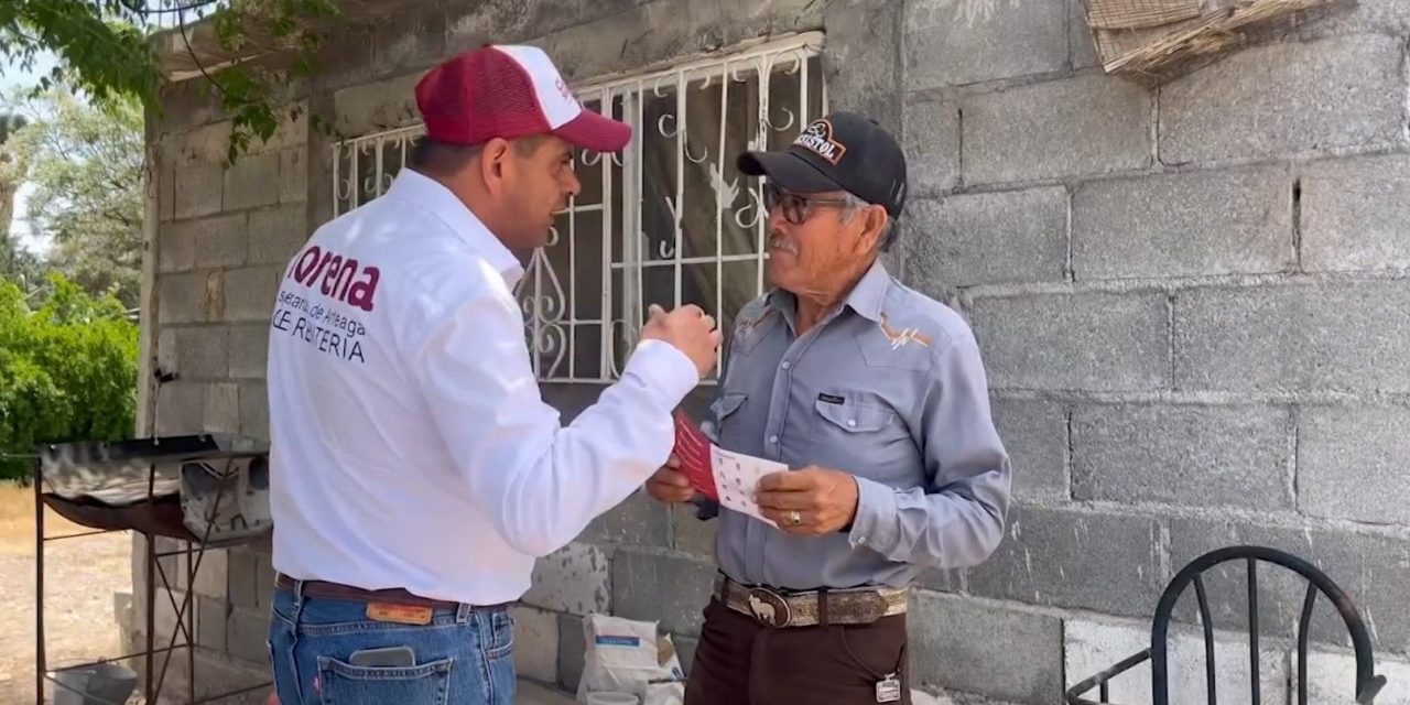 Ofrece candidato a la alcaldía de Arteaga por Morena mejorar el libramiento Oscar Flores Tapia