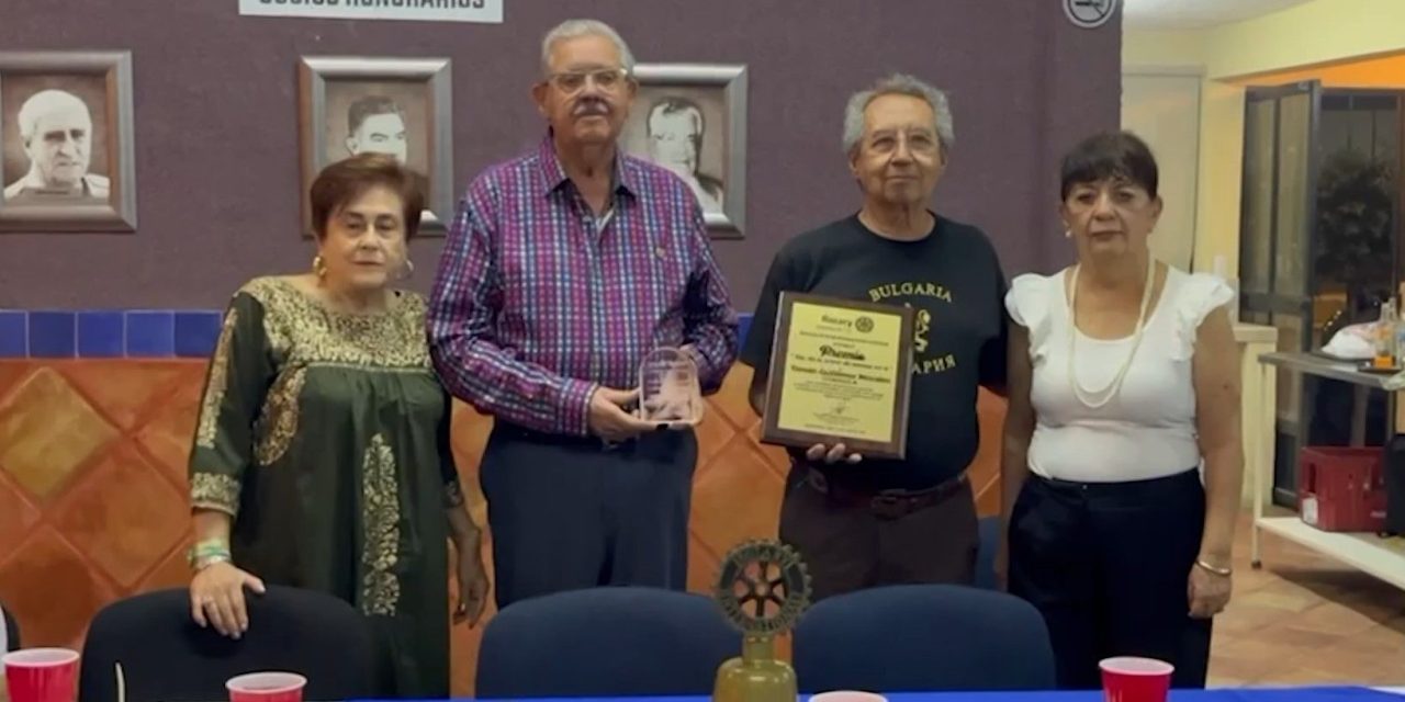 Reconoce Rotary Internacional a Don Tomás Gutiérrez por su labor altruista de más de 44 años