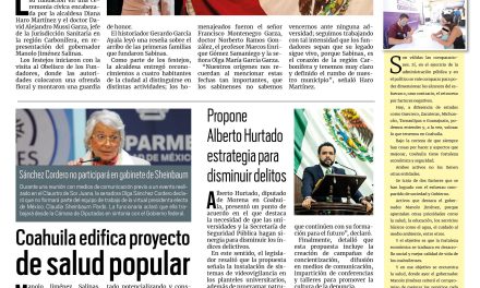Portada RCG Carbonífera [26 de junio de 2024] Celebran el aniversario 141 de la fundación de Sabinas; toma protesta nueva mesa directiva de la Gran Cabalgata de Sabinas y más…
