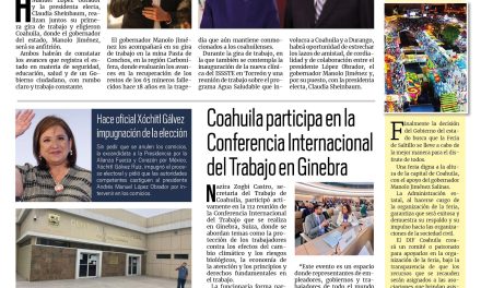 Portada RCG Centro [14 de junio de 2024] Visita de AMLO y de Claudia Sheinbaum; va a juicio mujer que prostituía a su hija y más…