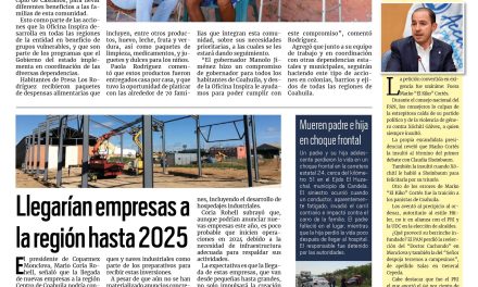 Portada RCG Centro [30 de junio de 2024] Inspira Coahuila lleva beneficios a comunidades de todas las regiones; Aún en quiebra, AHMSA se puede rescatar: sindicato y más…