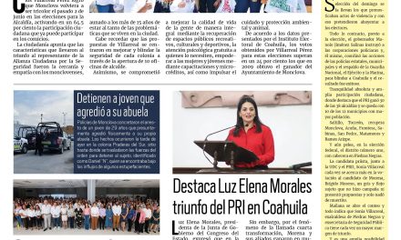 Portada RCG Centro [5 de junio de 2024] Carlos Villarreal consiguió votación histórica; se acerca plazo para segunda prórroga de AHMSA y más…