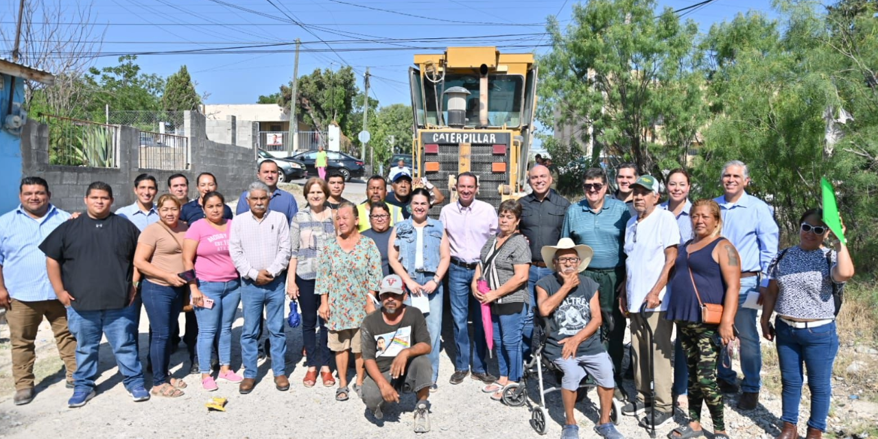 Invierte Municipio de Acuña 1.3 millones de pesos en obras de pavimentación