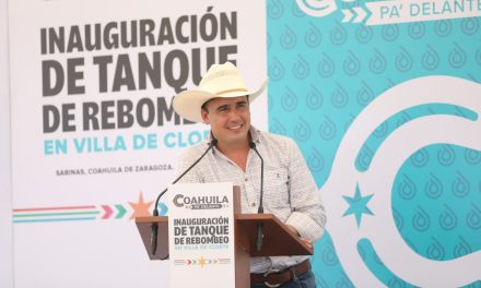 Solución Integral; trabaja Manolo Jiménez por abasto de agua en la Carbonífera