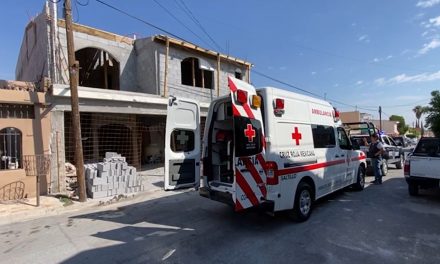 Albañil cayó de una altura de tres metros en Saltillo