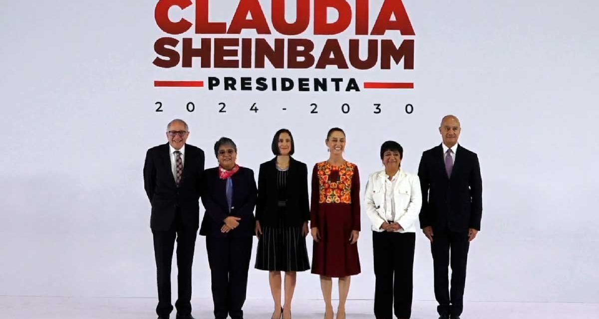 Claudia Sheinbaum presenta a nuevos integrantes de su gabinete