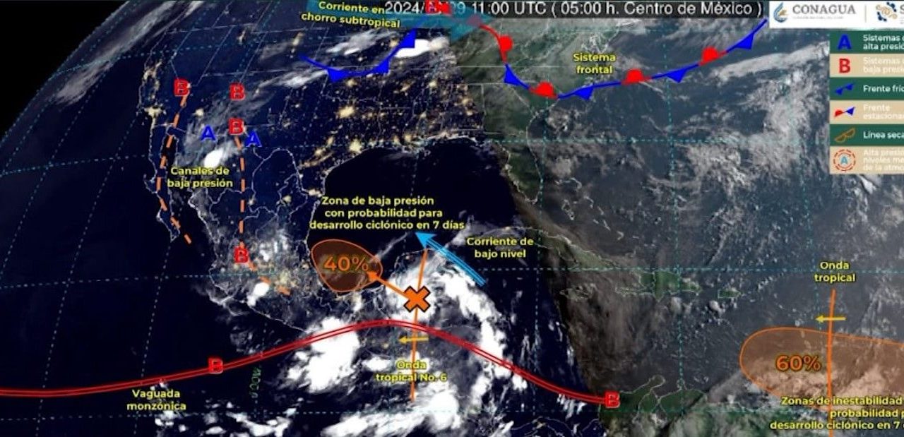 Continúa el pronóstico de lluvias en Coahuila