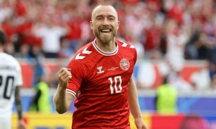 Christian Eriksen sufrió un paro cardíaco en la Euro pasada… ahora marca el primer gol de Dinamarca
