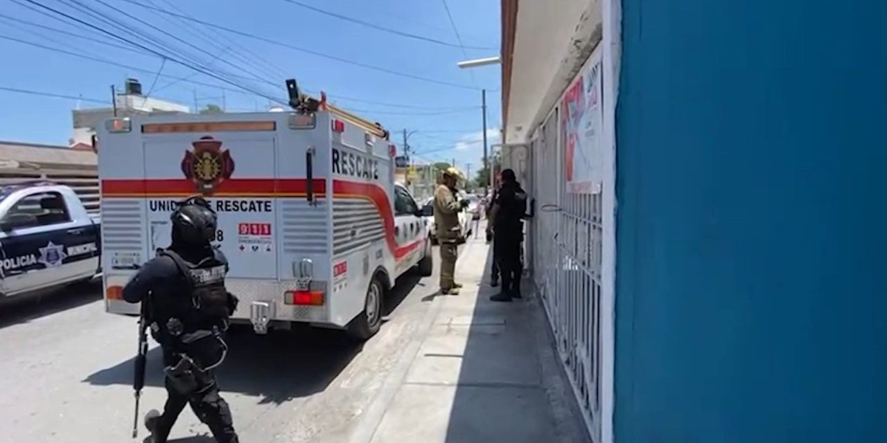 Flamazo causa movilización en Saltillo
