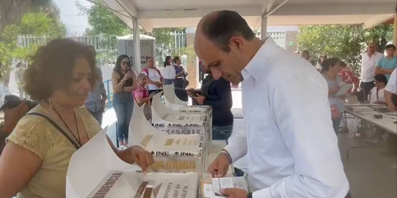 Reconoce Jericó a ciudadanos tras acudir a votar