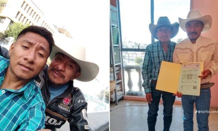 ¡Amor, amor, amor! Albañil encuentra su ‘media naranja’… y se casa con su chalán