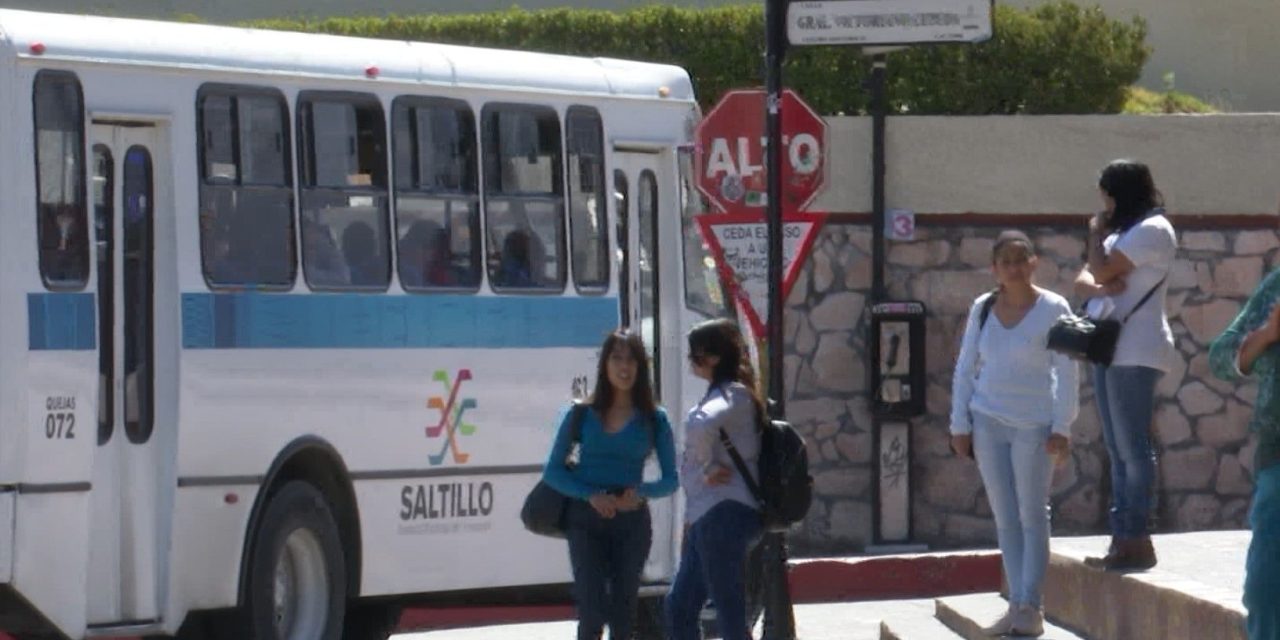 Modificarán rutas de transporte urbano de Saltillo