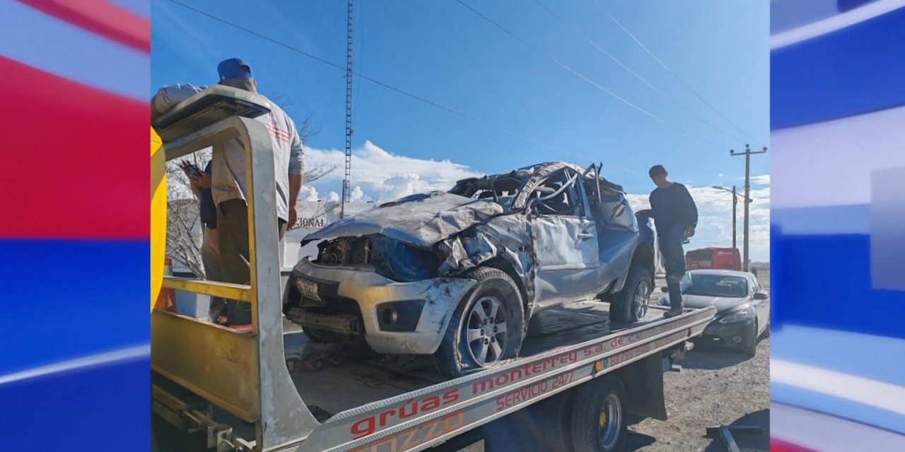 Periodista saltillense sufre accidente automovilístico