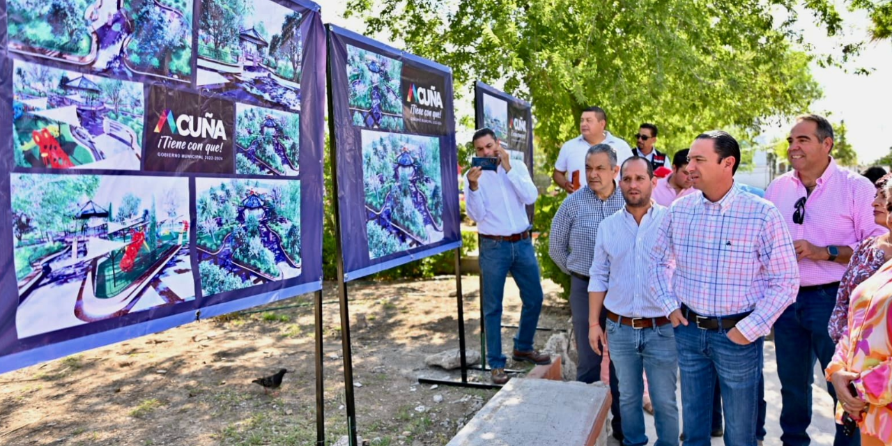 Invierte Gobierno de Acuña 11.7 en la plaza Benjamín Canales