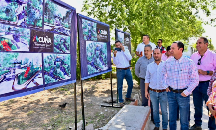 Invierte Gobierno de Acuña 11.7 en la plaza Benjamín Canales
