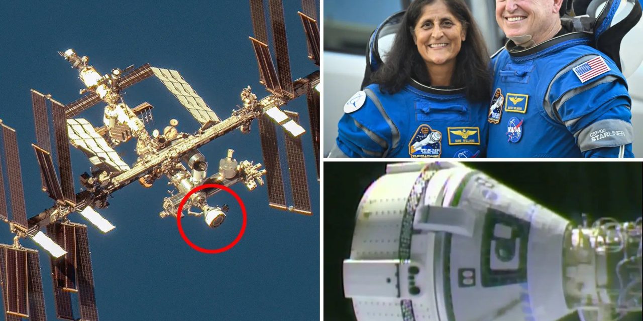 La razón por la que dos astronautas se encuentran varados en el espacio