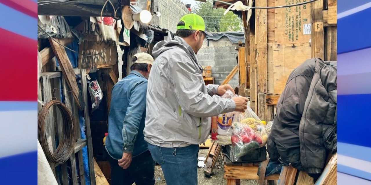 Tomás Gutiérrez apoya a habitantes de Cañadas del Mirador en Ramos Arizpe
