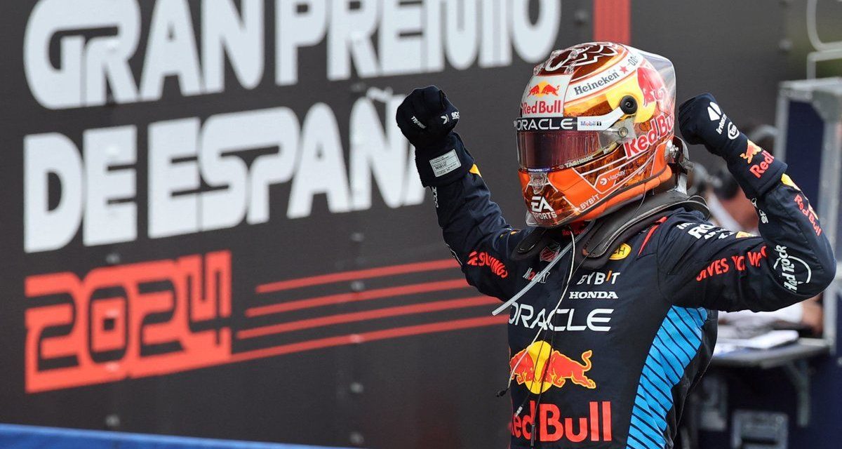 Verstappen conquista el GP de España; Checo Pérez es octavo