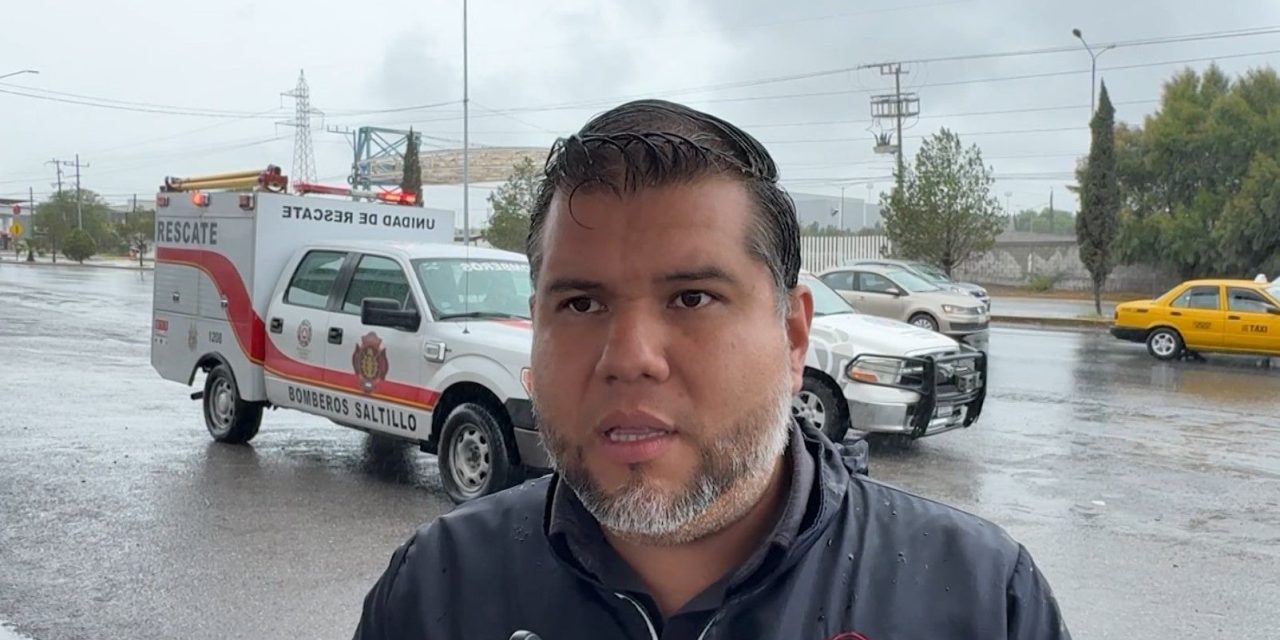 Mantienen vigilancia por lluvias en Saltillo