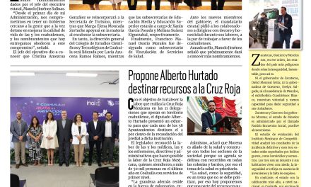 Portada RCG Carbonífera [10 de julio de 2024] Anuncia Manolo Jiménez nuevos nombramientos de su gabinete; vecina de Múzquiz amaga con hacer justicia por un robo y más…