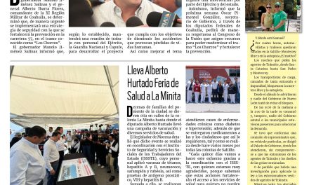 Portada RCG Carbonífera [30 de julio de 2024] Coahuila implementará una estrategia de seguridad en ‘Los Chorros’; entregarán nueva villa de Casa Hogar Refugio y Esperanza  y más…
