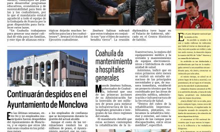 Portada RCG Centro [11 de julio de 2024] Fortalece Coahuila lazos con Francia para diversos proyectos; Mantienen operativo ‘Desarme’ en la región y más…