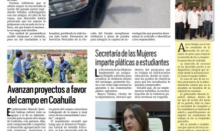 Portada RCG Centro [13 de julio de 2024] Matan a adulto mayor en Monclova; buscarán implementar mando único para Monclova y más…