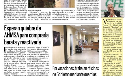 Portada RCG Centro [28 de julio de 2024] Supervisa Manolo Jiménez obras militares en Coahuila; Rescatan a 3 trabajadores en cisterna en un jardín de niños y más…