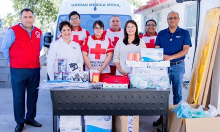 Dona Fundación Bendix insumos médicos a la Cruz Roja Acuña