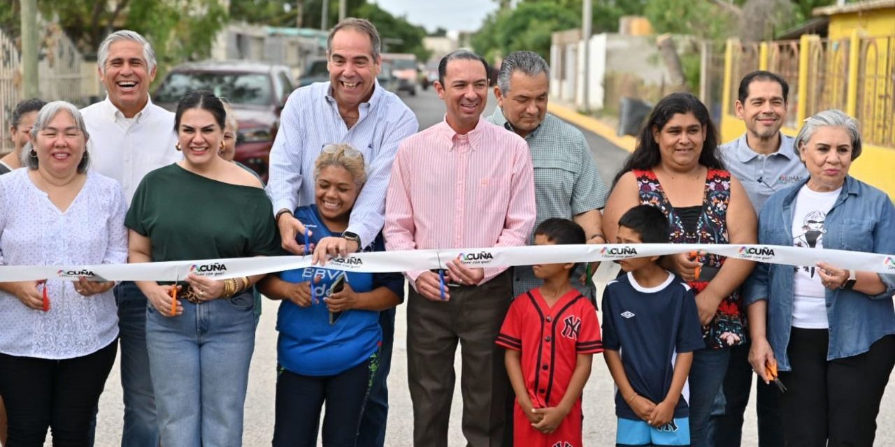 Sigue la entrega de obras de pavimentación