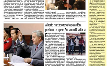 Portada RCG Media [16 de julio de 2024] Coahuila mantiene una economía en rumbo; aprueba Cabildo ganadores de la Presea Saltillo y más…