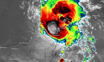 Huracán Beryl cambia su ruta y ahora su ojo pasará por Mérida