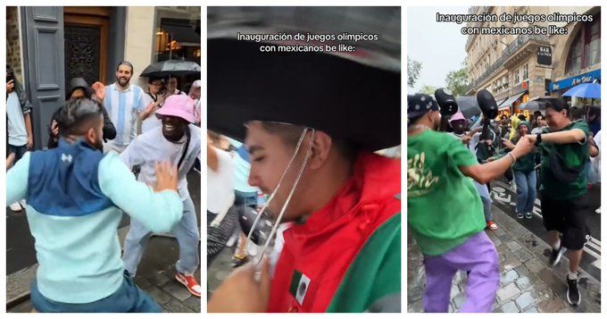Méxicanos arman ‘fiestón loco’ en las calles de París al ritmo de ‘La Chona’