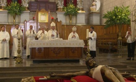 Da inicio el novenario del Santo Cristo