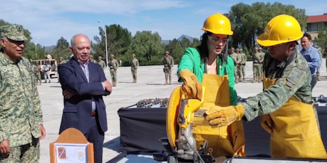 Destruyen más de 600 armas en su mayoría decomisadas