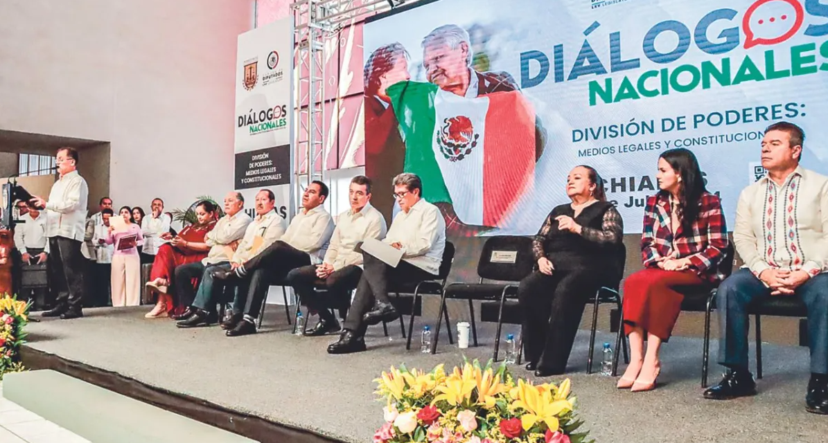 Apagan micrófono a juez en foro sobre Reforma Judicial