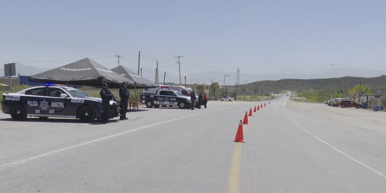 En marcha operativo de seguridad en Ramos Arizpe