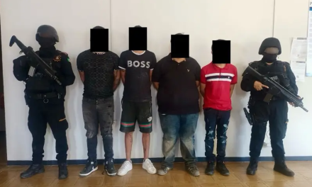 Fuerza Civil detiene a 4 hombres armados en Linares, NL