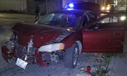 Hombre resulta lesionado tras accidente en Saltillo y huye para no ser detenido